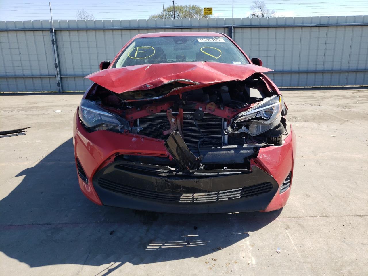 Photo 9 from auction – 2017 TOYOTA COROLLA L with VIN 5YFBURHE3HP638696