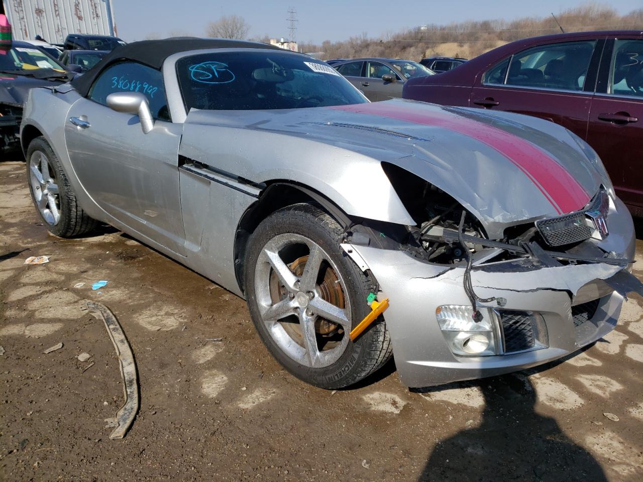 SATURN SKY REDLIN 2008 with VIN 1G8MF35X08Y122761 - Photo from auction