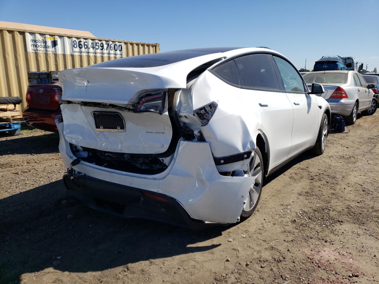 Photo 4 from auction – 2021 TESLA MODEL Y with VIN 5YJYGAEE3MF265799