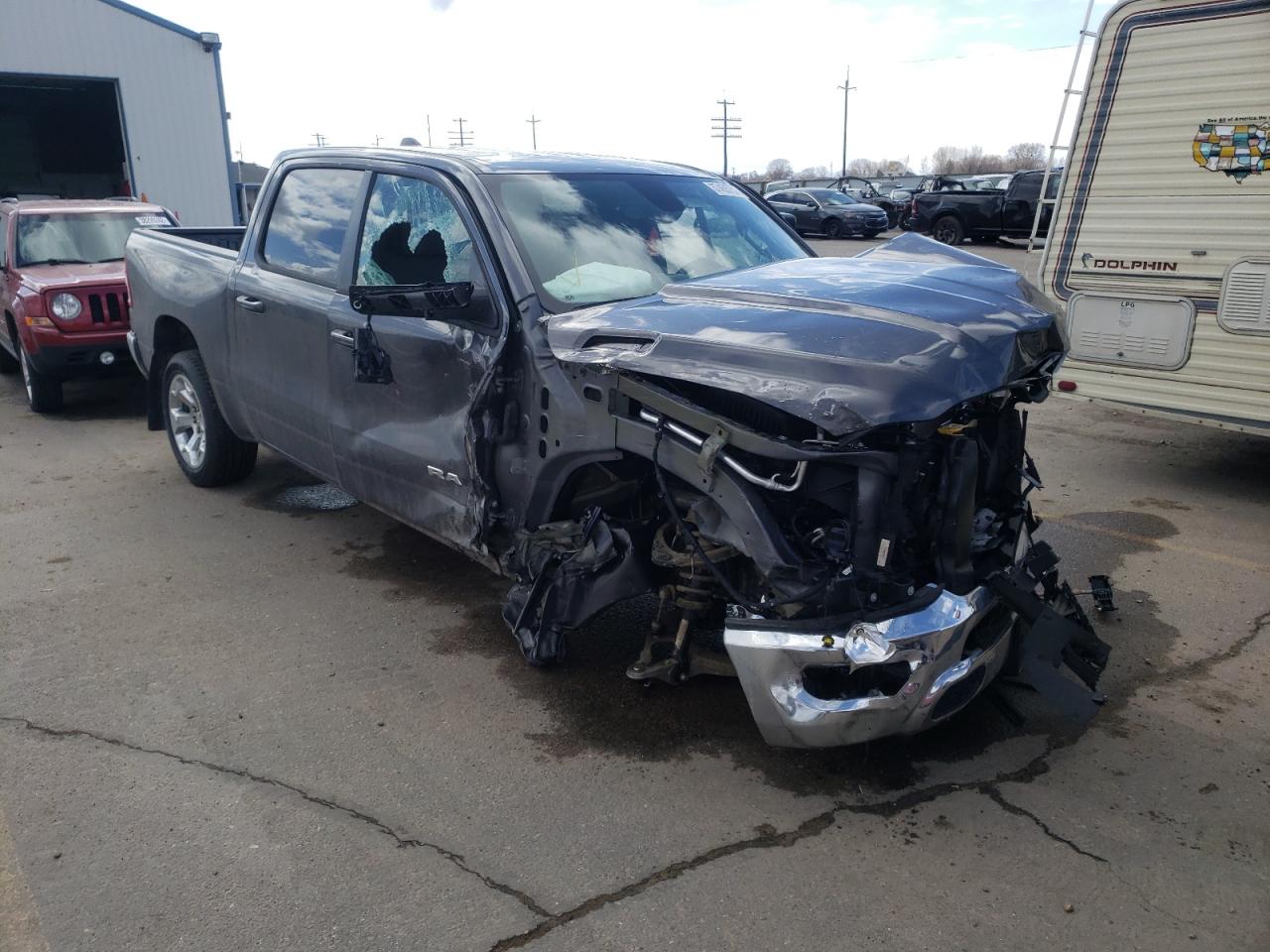 RAM 1500 BIG H 2021 with VIN 1C6SRFFT5MN810422 - Photo from auction
