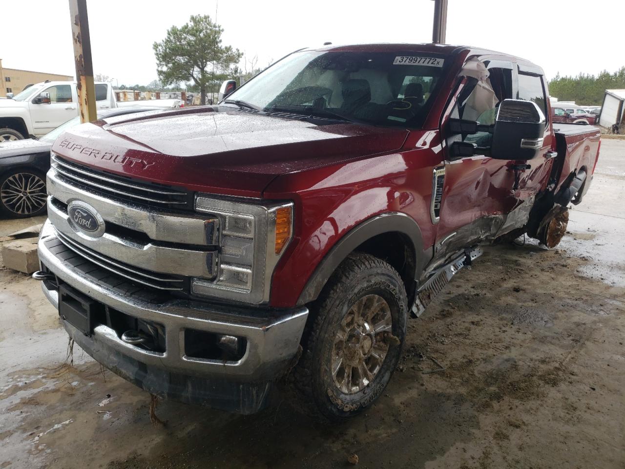 Photo 2 from auction – 2018 FORD F250 SUPER with VIN 1FT7W2BT7JEC35239