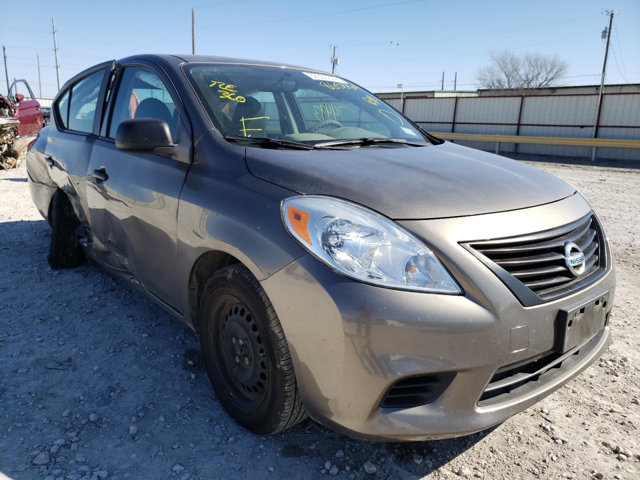NISSAN VERSA S 2014 with VIN 3N1CN7AP9EL865064 - Photo from auction