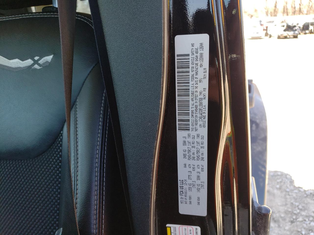 Photo 10 from auction – 2015 JEEP WRANGLER U with VIN 1C4BJWEG9FL590768
