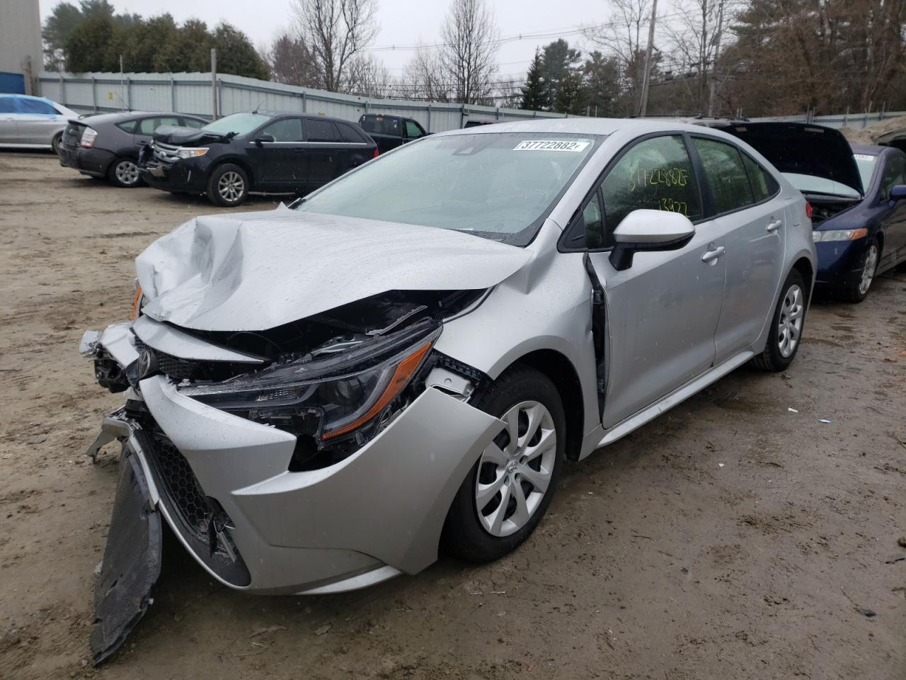Photo 2 from auction – 2022 TOYOTA COROLLA LE with VIN JTDEPMAE5NJ190429