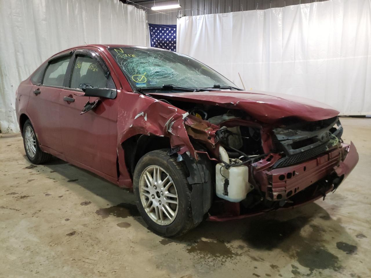 FORD FOCUS SE 2010 with VIN 1FAHP3FN4AW214786 - Photo from auction