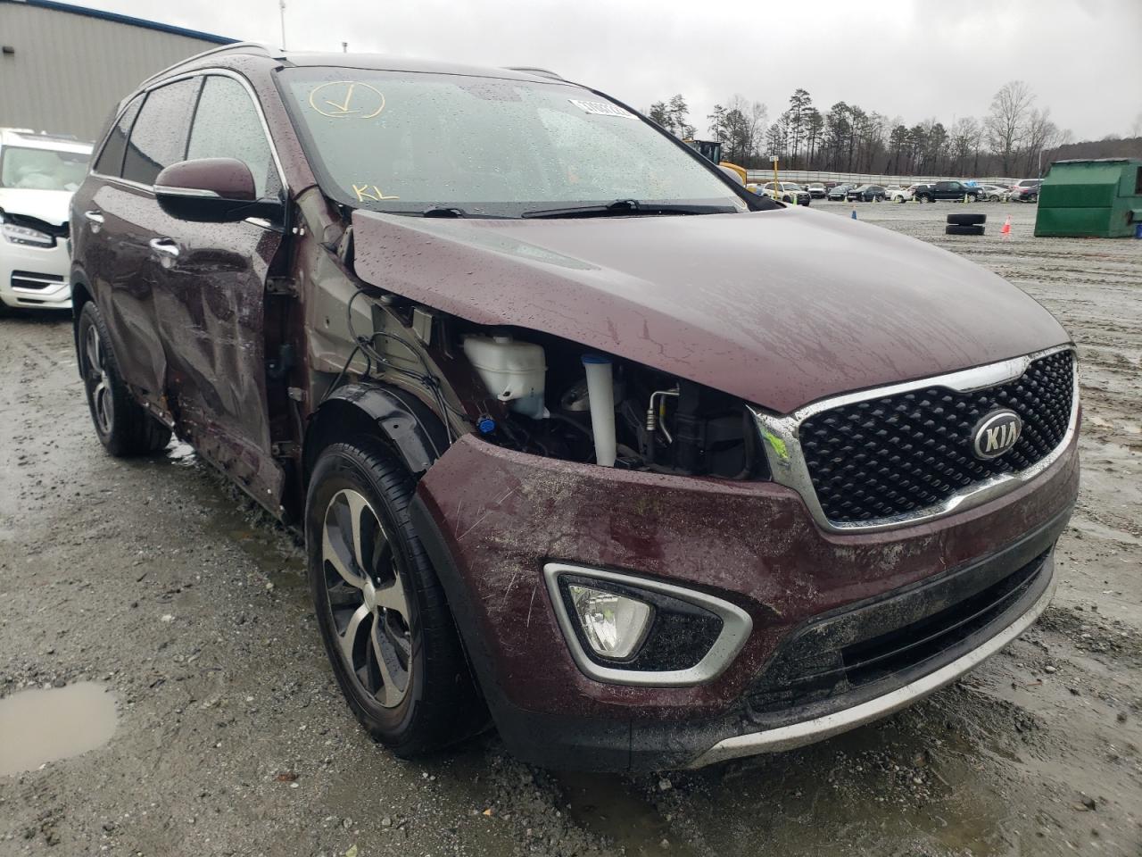 Photo 1 from auction – 2017 KIA SORENTO EX with VIN 5XYPH4A58HG277509