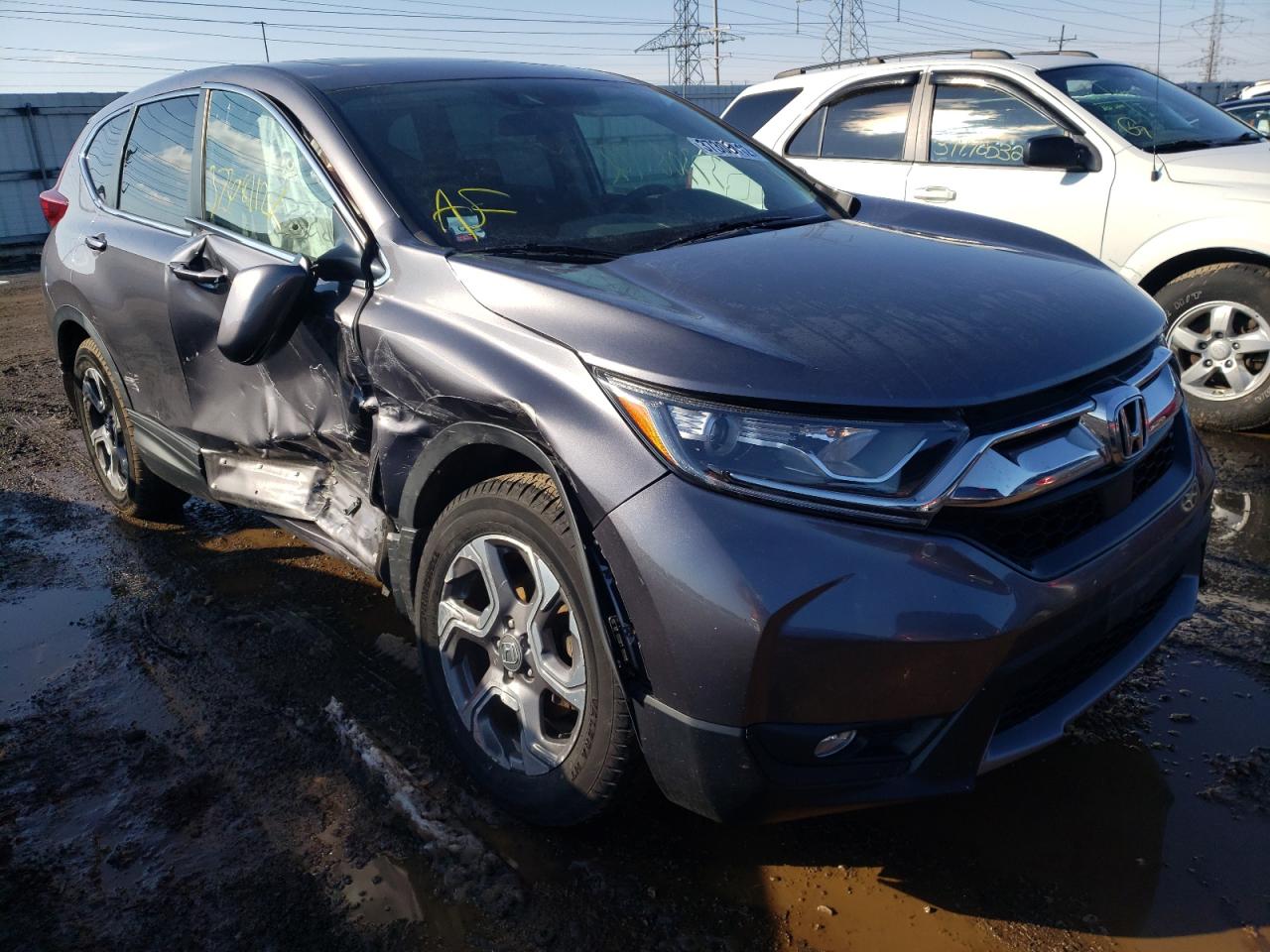 HONDA CR-V EX 2018 with VIN 7FARW2H56JE088724 - Photo from auction