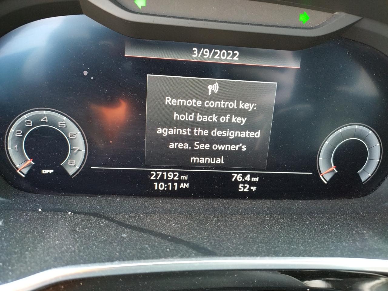 Photo 8 from auction – 2020 AUDI Q3 PREMIUM with VIN WA1EECF3XL1056207