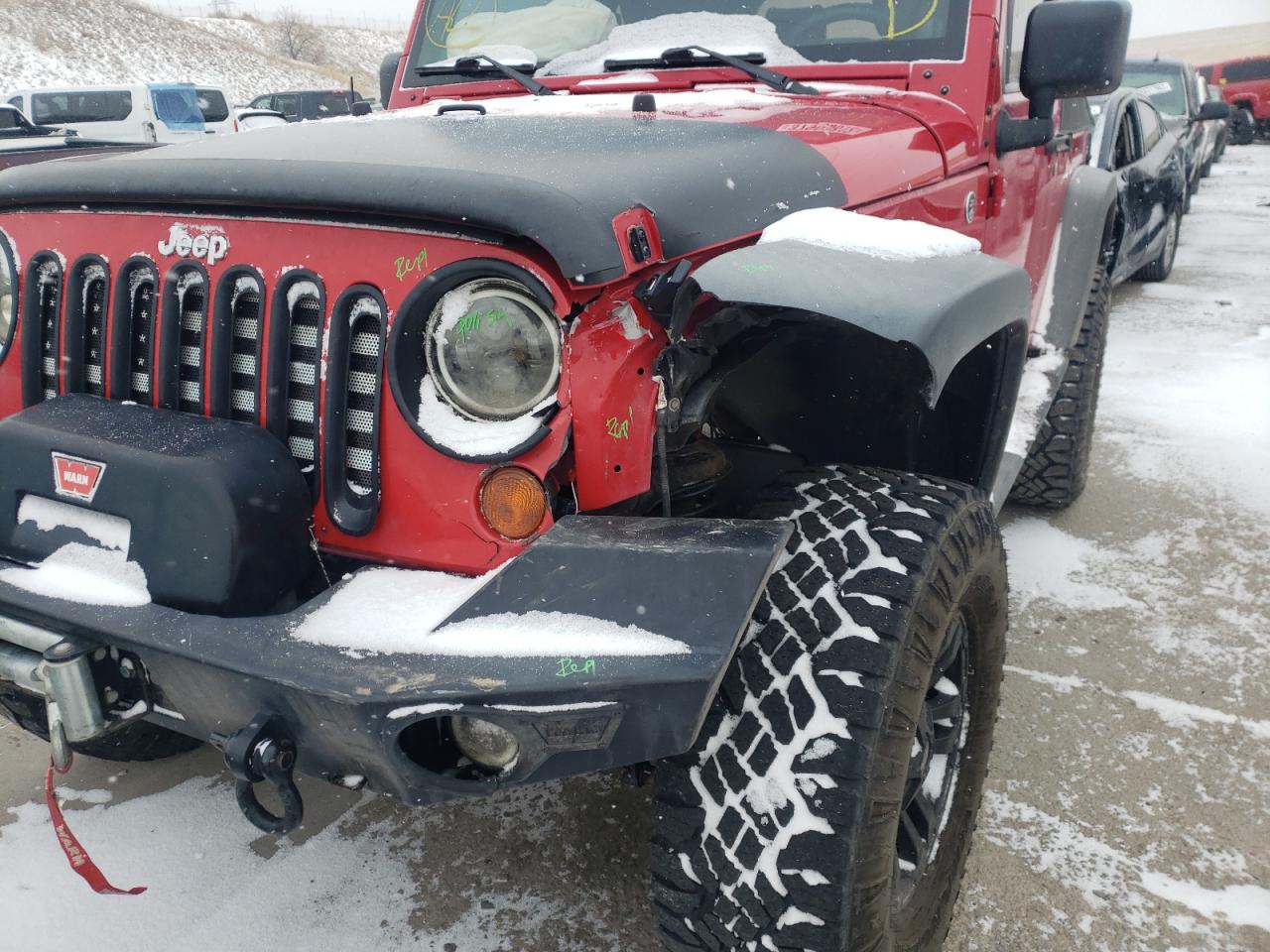 Photo 9 from auction – 2007 JEEP WRANGLER X with VIN 1J4FA24127L185371