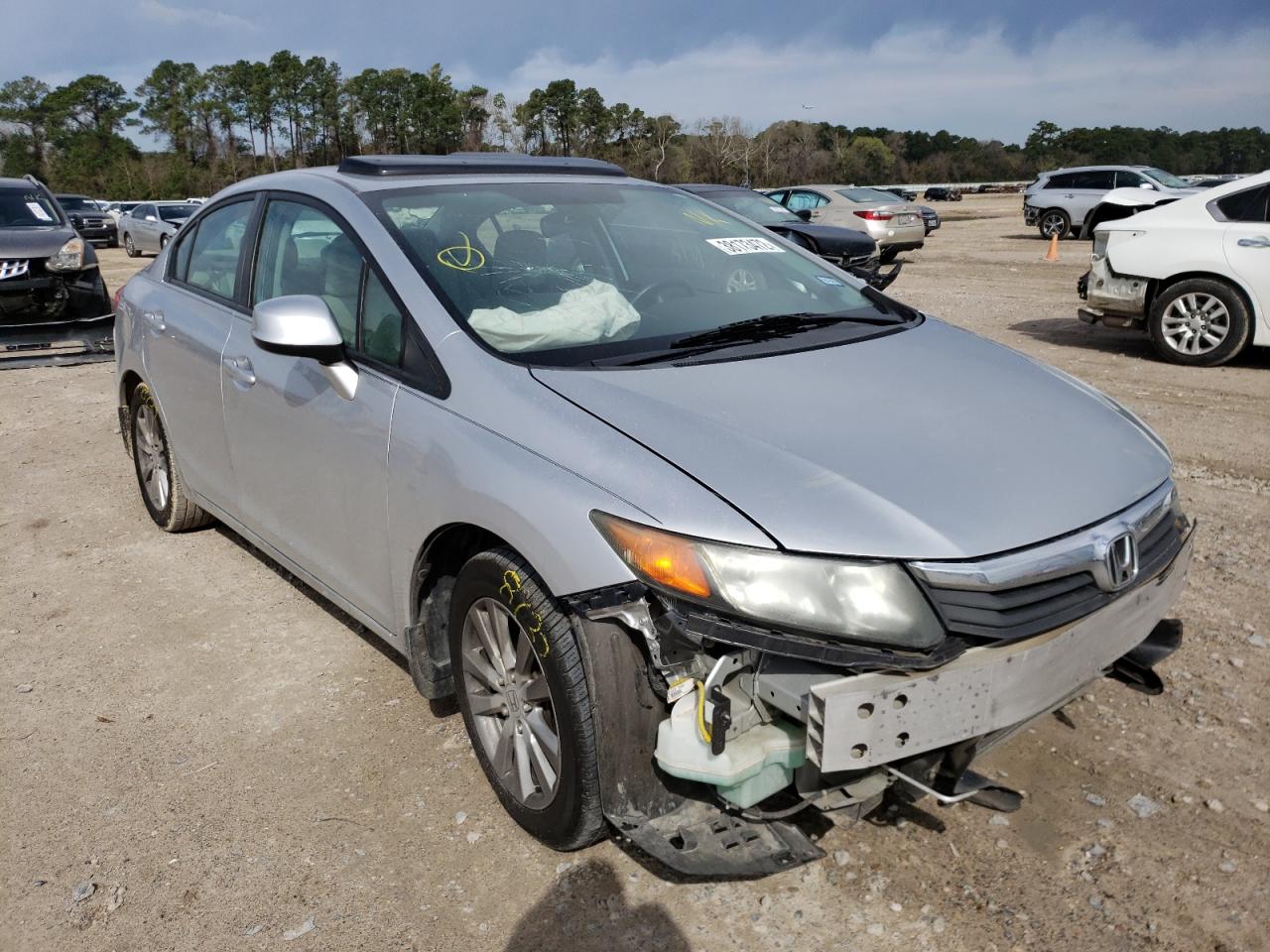 HONDA CIVIC EX 2012 with VIN 19XFB2F81CE092115 - Photo from auction