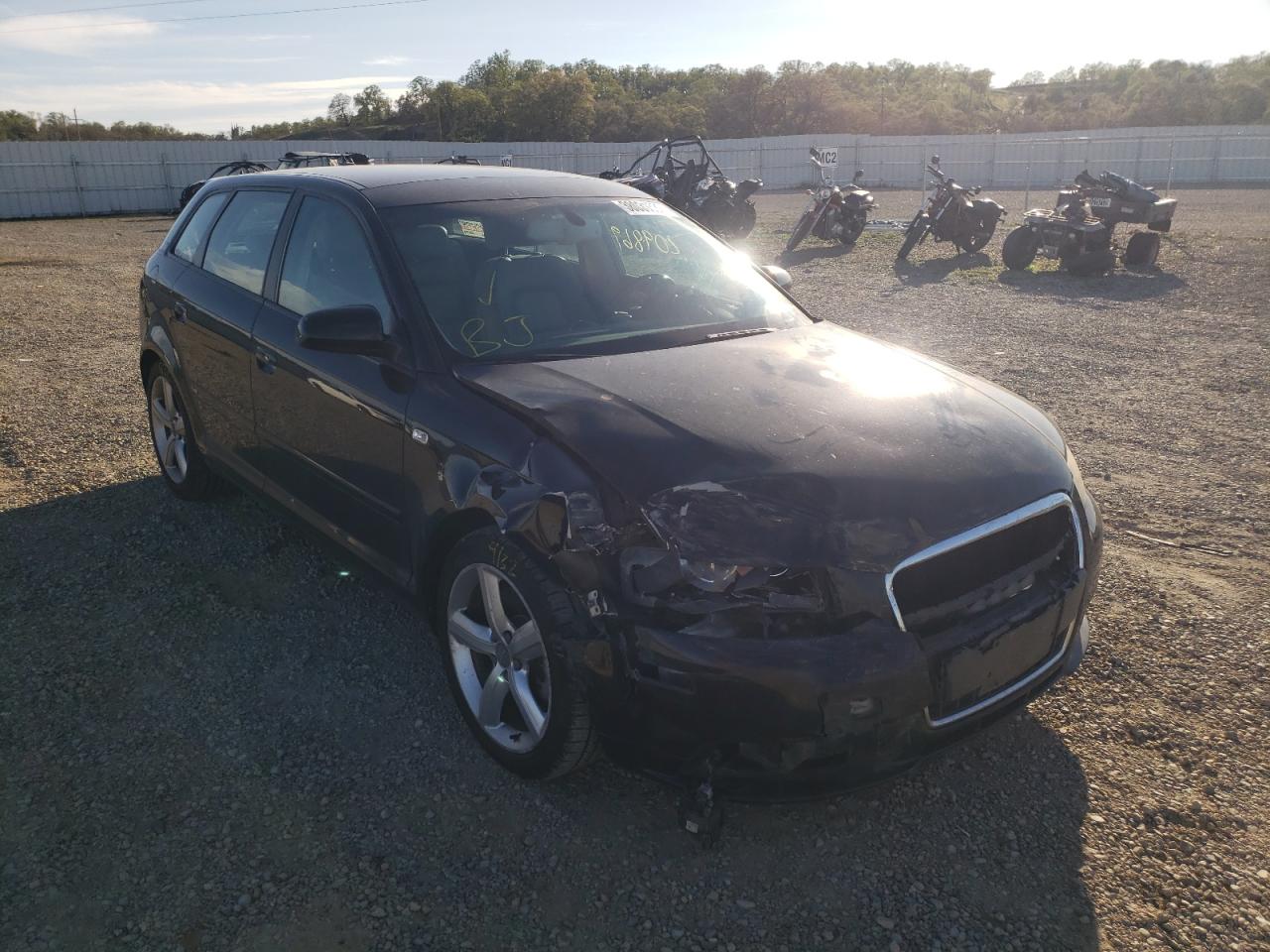 AUDI A3 S-LINE 2007 with VIN WAUKD78P57A223949 - Photo from auction