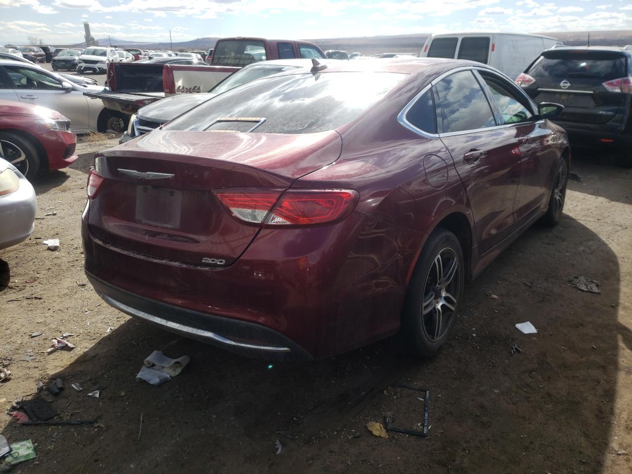 Photo 4 from auction – 2016 CHRYSLER 200 LIMITE with VIN 1C3CCCAB8GN128445