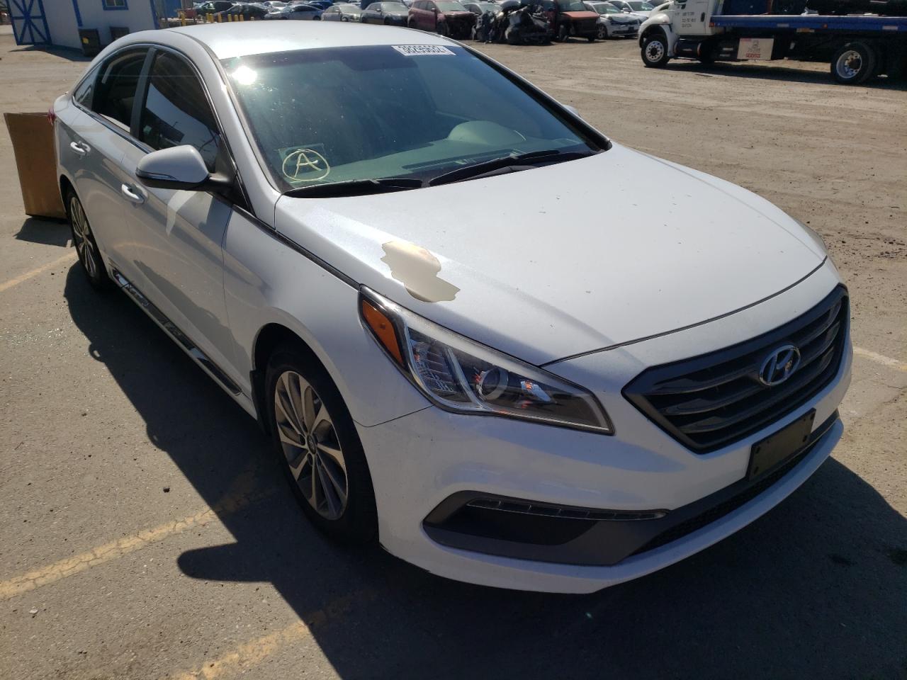 HYUNDAI SONATA SPO 2016 with VIN 5NPE34AF2GH415342 - Photo from auction
