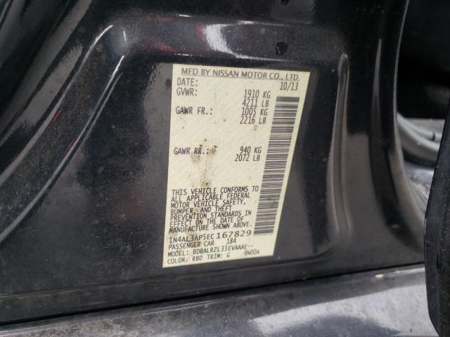 Photo 10 from auction – 2014 NISSAN ALTIMA 2.5 with VIN 1N4AL3AP5EC167829