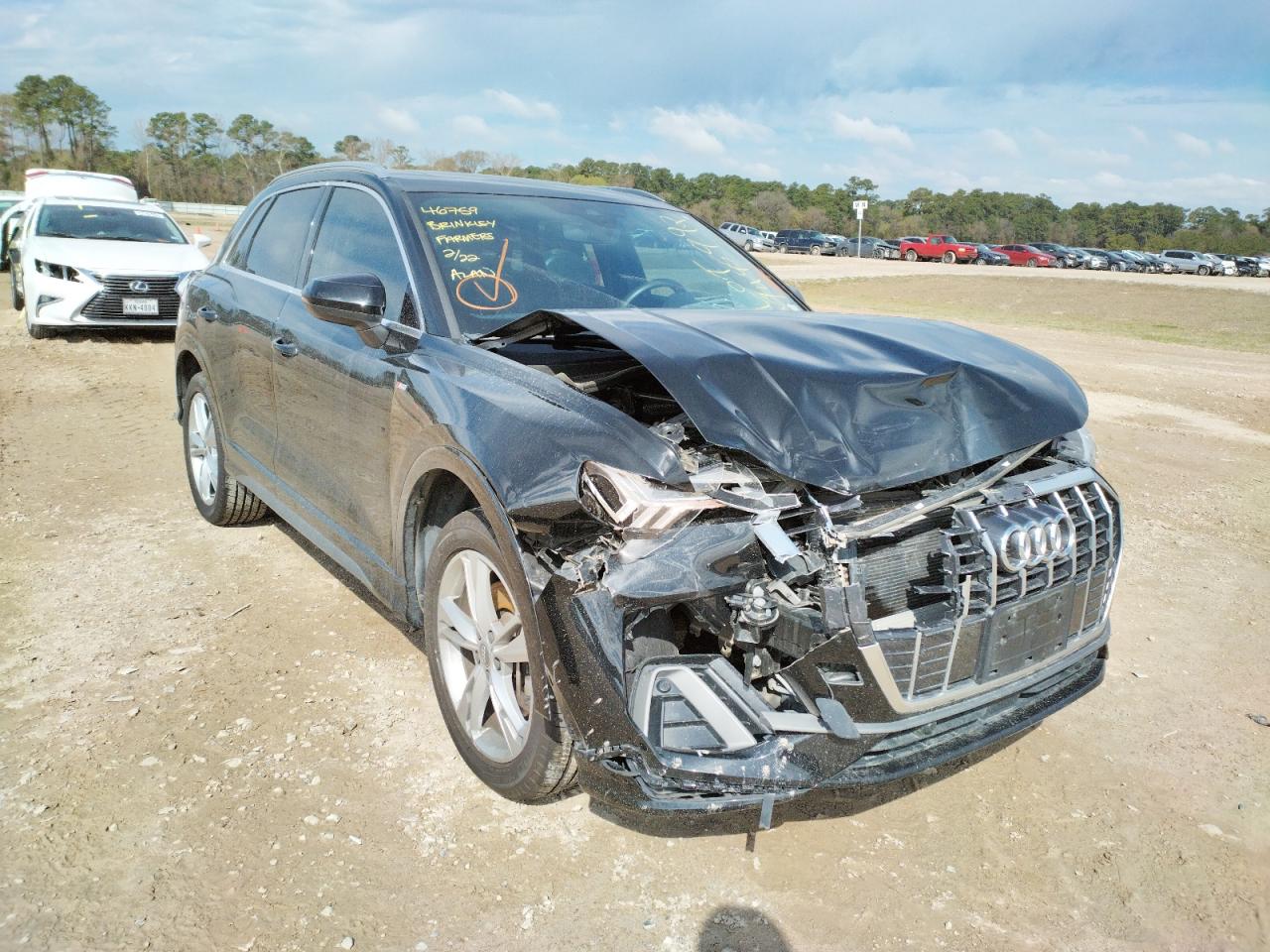 AUDI Q3 PREMIUM 2020 with VIN WA1EECF3XL1056207 - Photo from auction