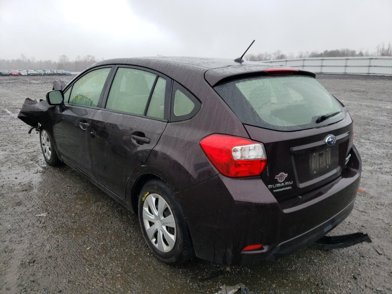 Photo 3 from auction – 2013 SUBARU IMPREZA with VIN JF1GPAA68DH857733