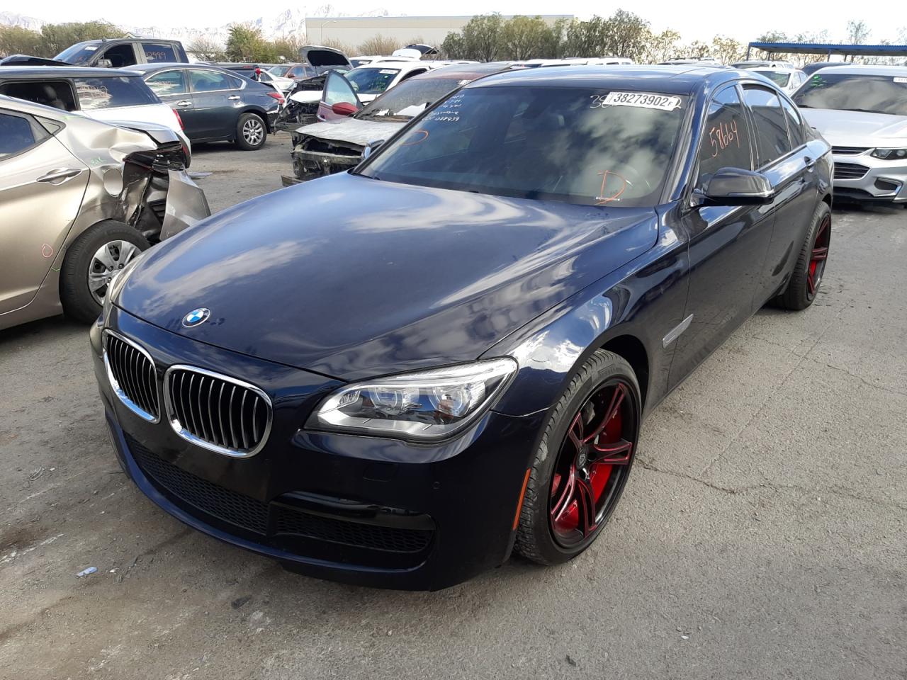 Photo 2 from auction – 2015 BMW 740 I with VIN WBAYA6C57FD826871