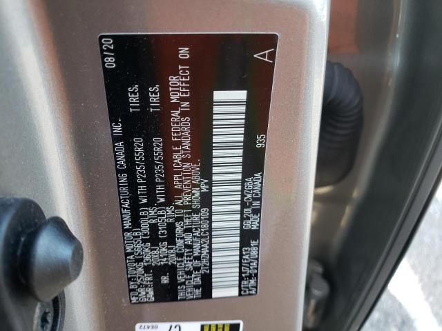 Photo 10 from auction – 2020 LEXUS RX 350 with VIN 2T2HZMAA2LC180109