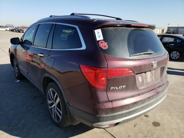 Photo 3 from auction – 2017 HONDA PILOT TOUR with VIN 5FNYF5H92HB015548