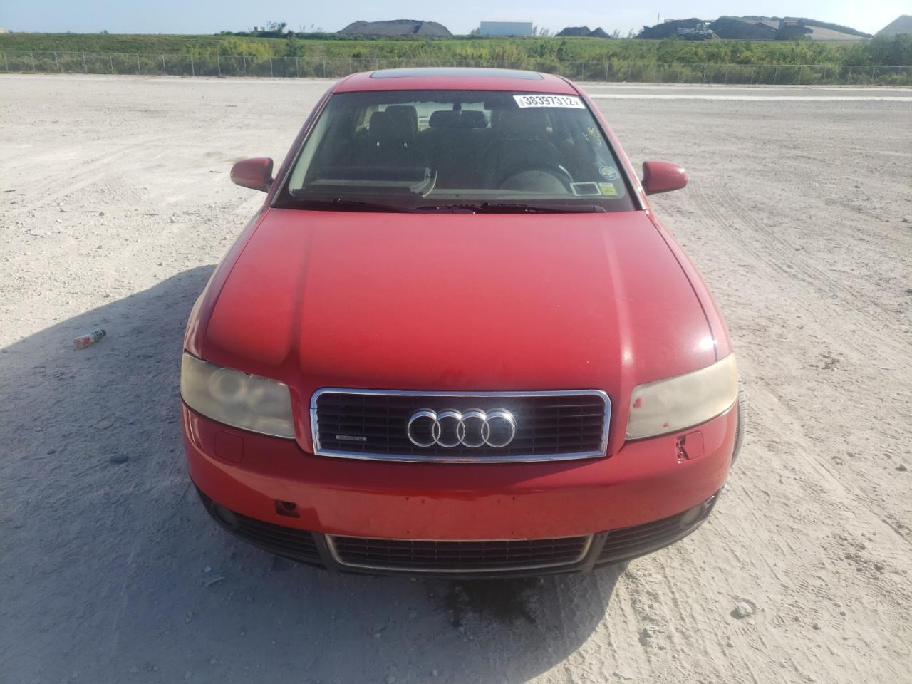 Photo 9 from auction – 2003 AUDI A4 3.0 QUA with VIN WAULT68E73A204393