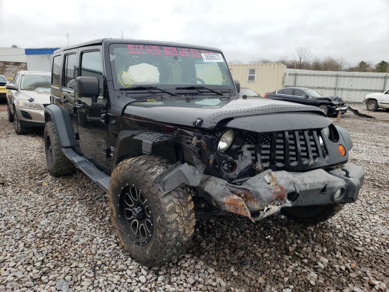 JEEP WRANGLER U 2013 with VIN 1C4BJWDG2DL502318 - Photo from auction