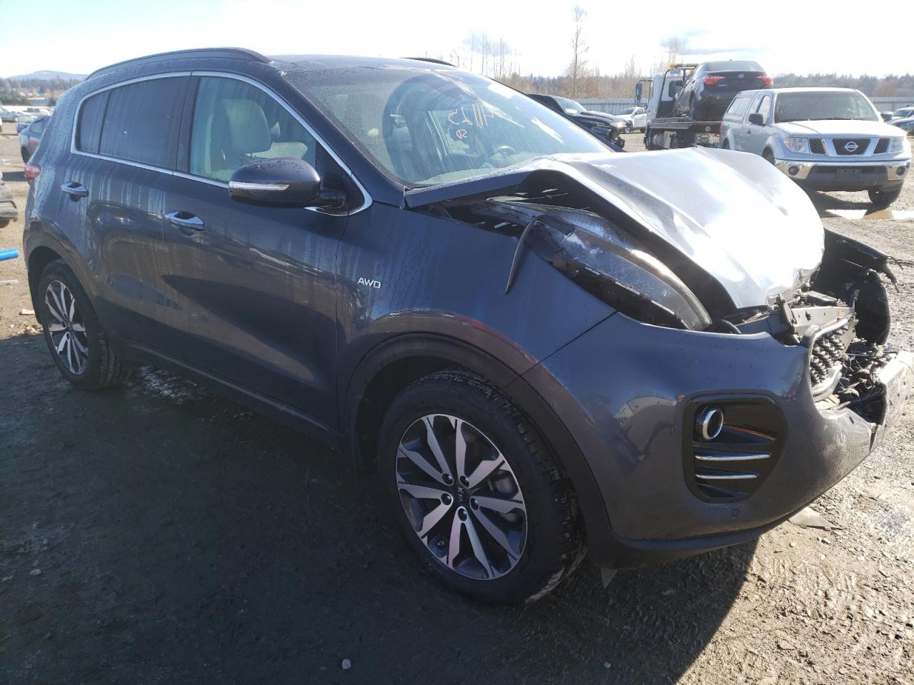 KIA SPORTAGE E 2018 with VIN KNDPNCACXJ7324348 - Photo from auction