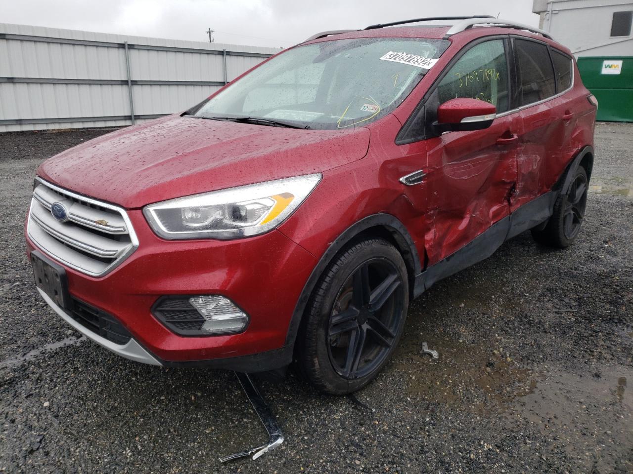 Photo 2 from auction – 2018 FORD ESCAPE TIT with VIN 1FMCU0J94JUD51420