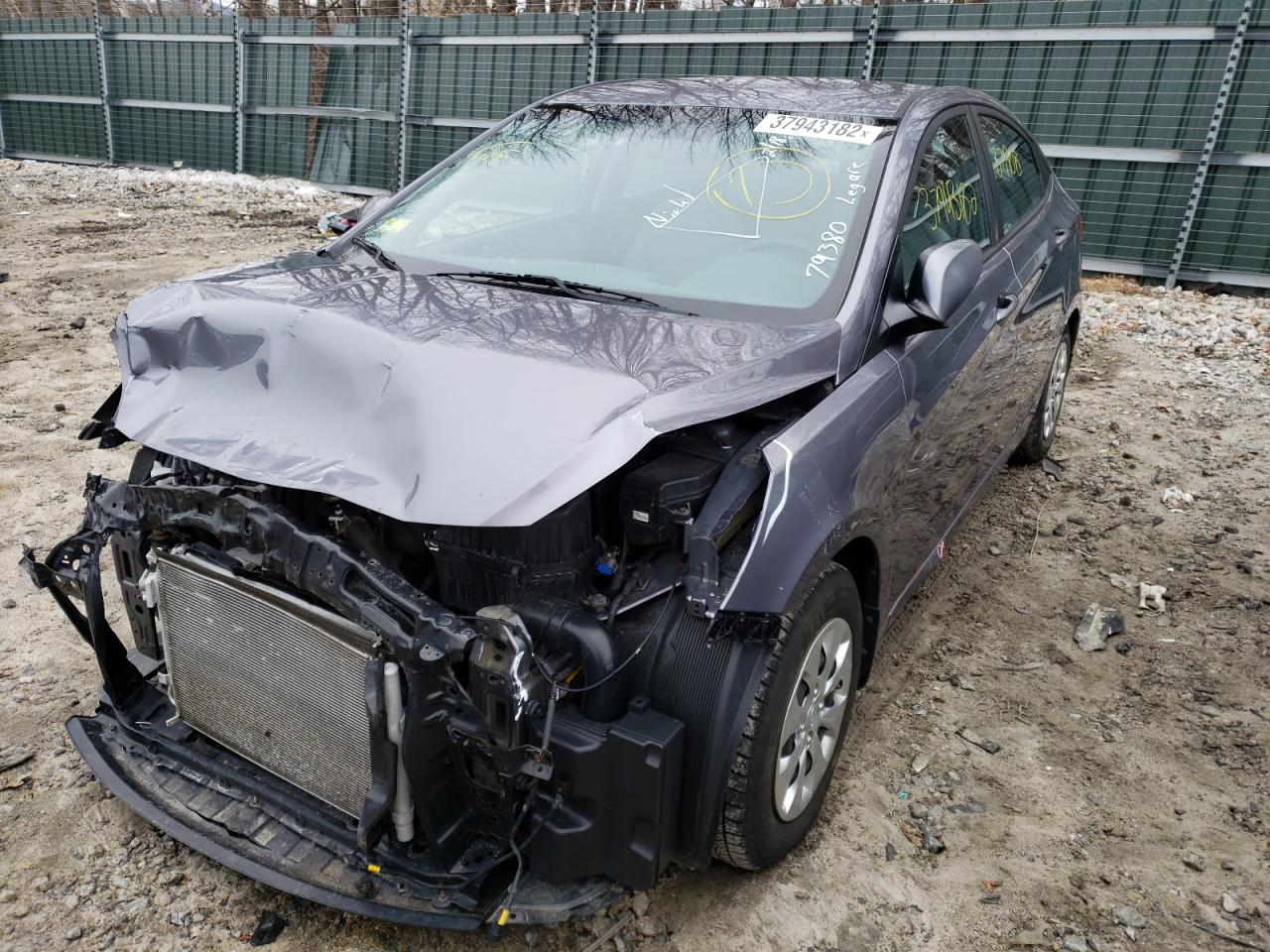 Photo 2 from auction – 2016 HYUNDAI ACCENT SE with VIN KMHCT4AE7GU081132