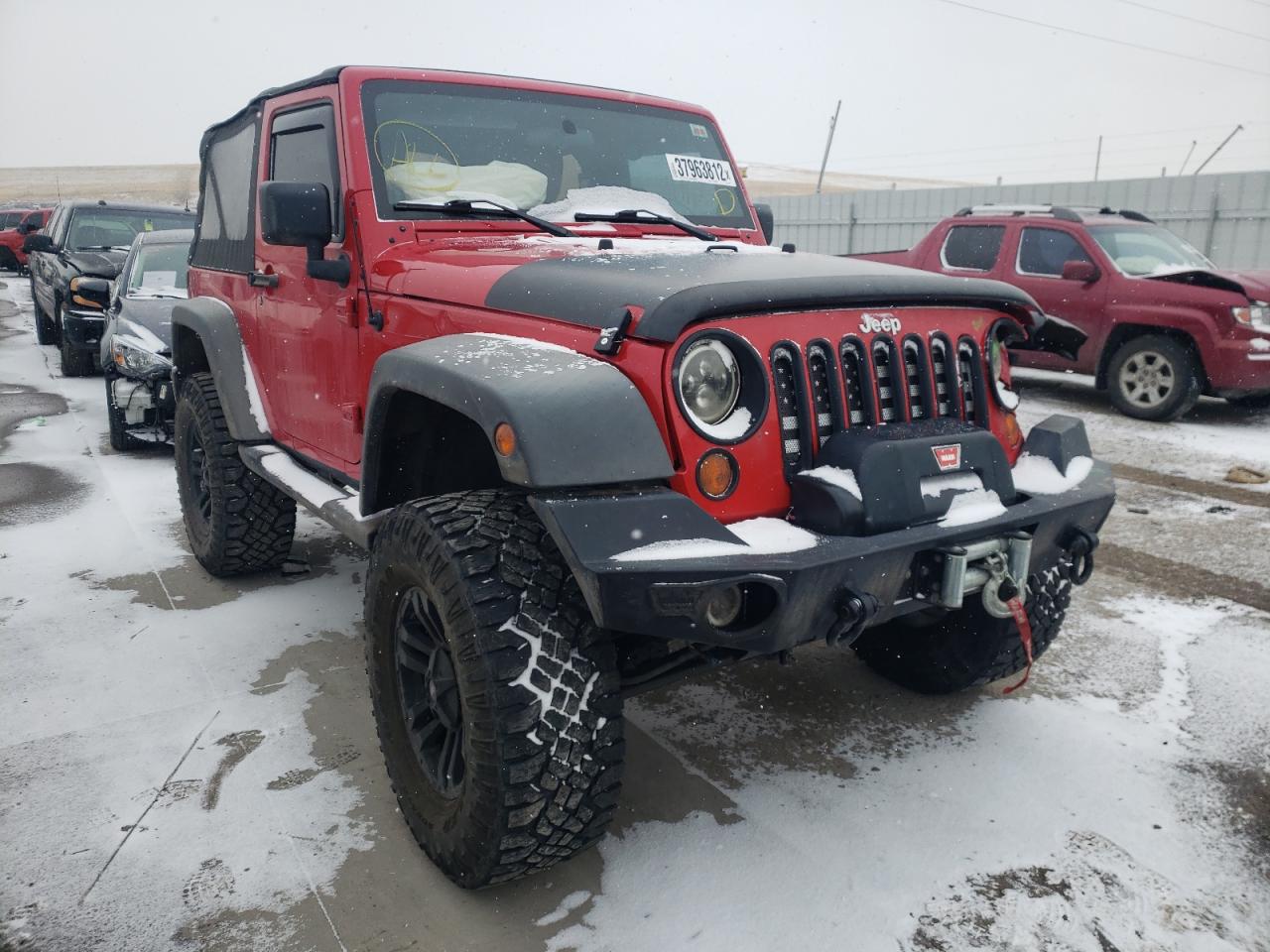 JEEP WRANGLER X 2007 with VIN 1J4FA24127L185371 - Photo from auction