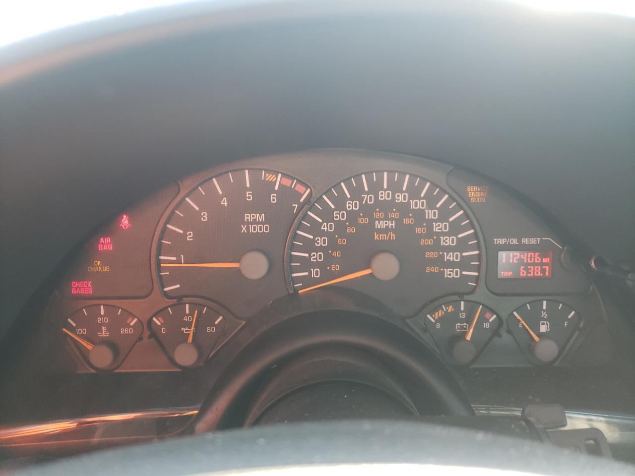 Photo 8 from auction – 2000 PONTIAC FIREBIRD F with VIN 2G2FV22G7Y2107501