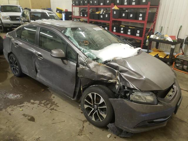 HONDA CIVIC EX 2013 with VIN 19XFB2F89DE038529 - Photo from auction