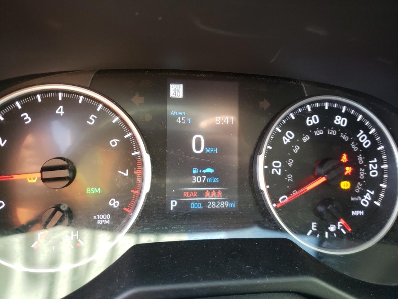 Photo 8 from auction – 2021 TOYOTA RAV4 XLE with VIN 2T3W1RFV7MC127538