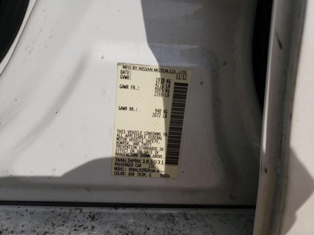 Photo 10 from auction – 2013 NISSAN ALTIMA 2.5 with VIN 1N4AL3AP9DC183031