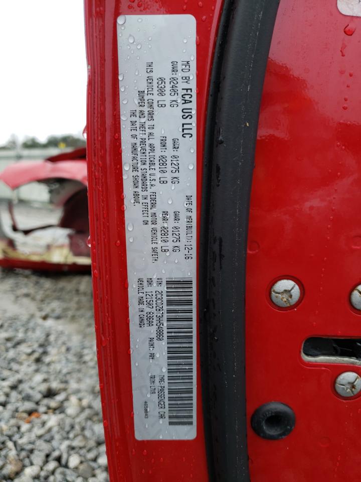 Photo 10 from auction – 2017 DODGE CHALLENGER with VIN 2C3CDZBT3HH548860