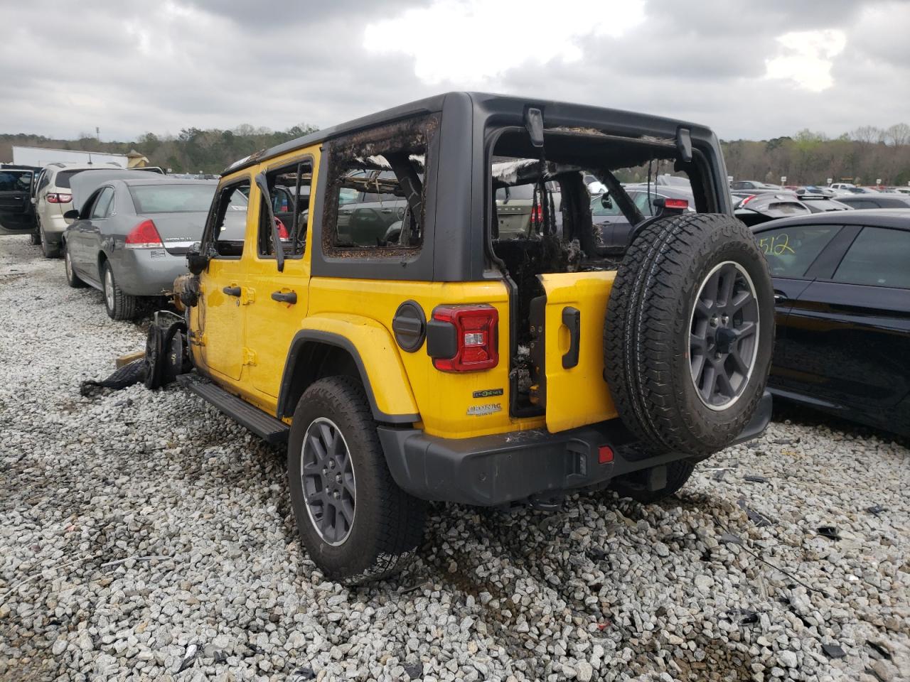 Photo 3 from auction – 2021 JEEP WRANGLER U with VIN 1C4HJXDM4MW657649