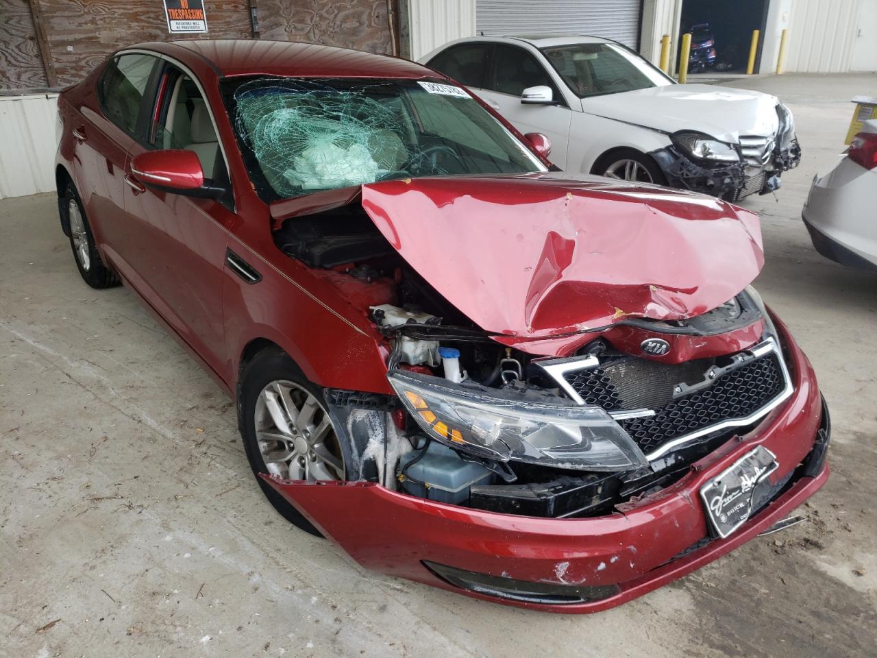 KIA OPTIMA LX 2013 with VIN 5XXGM4A74DG121043 - Photo from auction