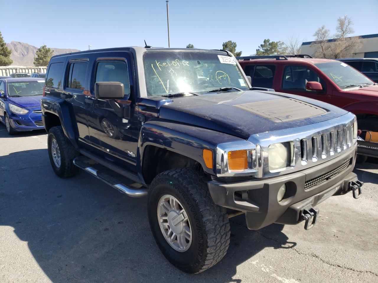 HUMMER H3 2007 with VIN 5GTDN13E378150897 - Photo from auction