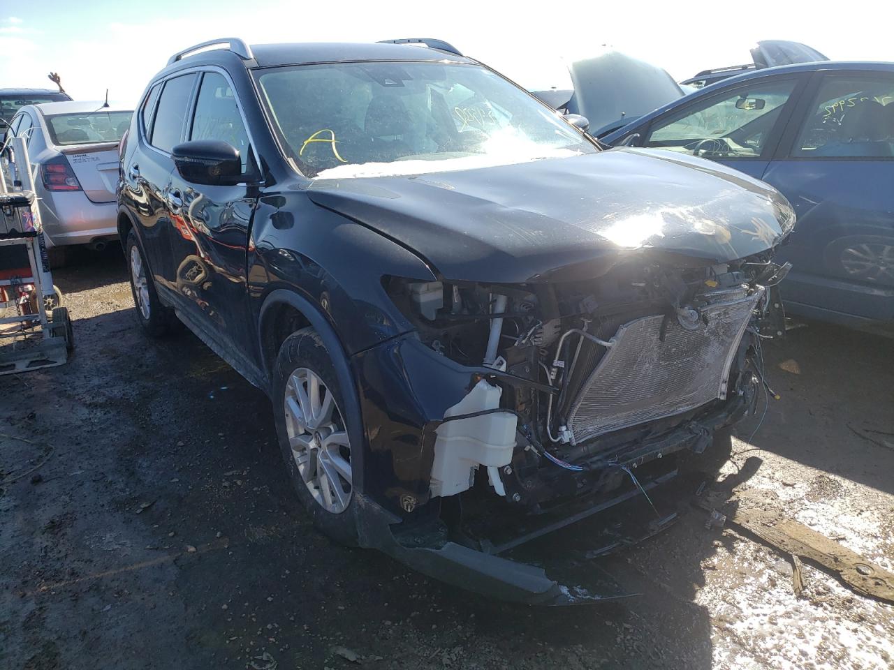 NISSAN ROGUE S 2019 with VIN KNMAT2MT7KP518953 - Photo from auction