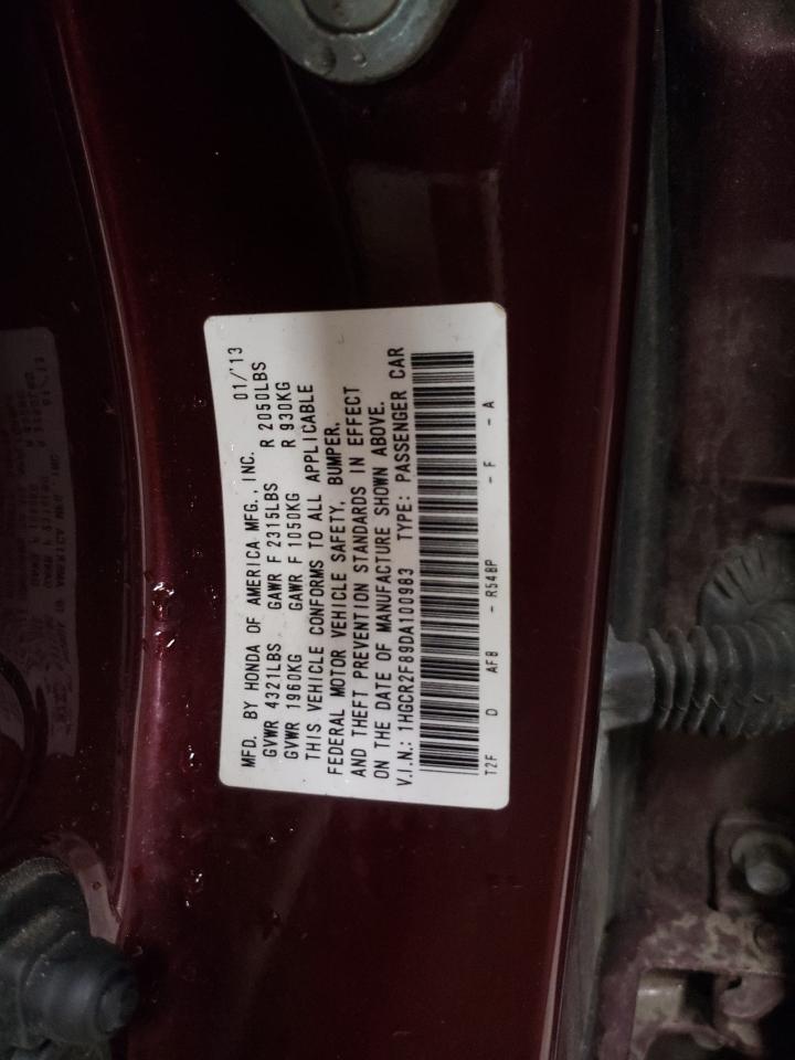 Photo 10 from auction – 2013 HONDA ACCORD EXL with VIN 1HGCR2F89DA100983