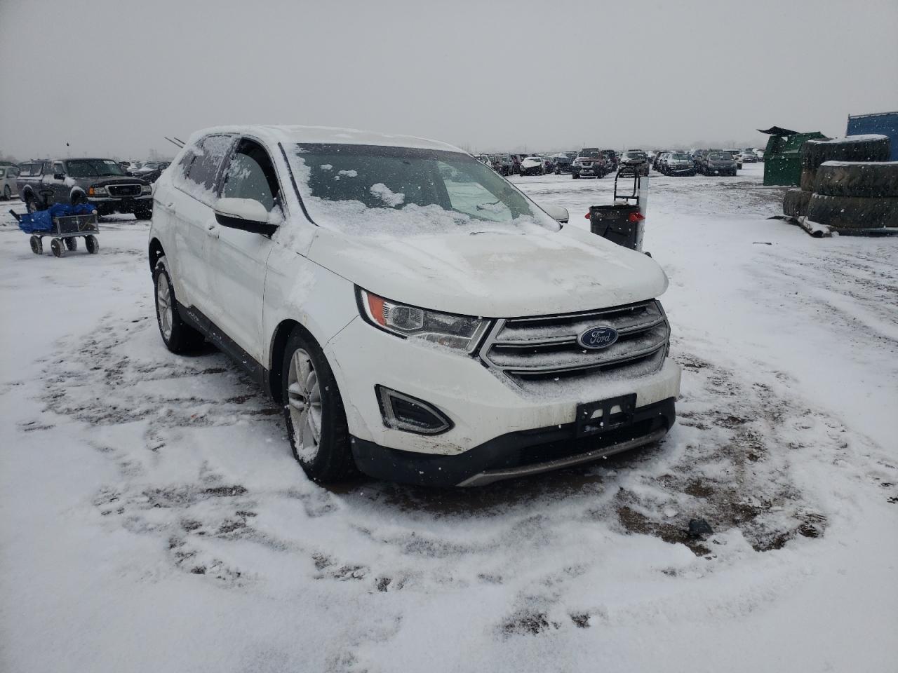 FORD EDGE SEL 2015 with VIN 2FMTK4J90FBC21354 - Photo from auction