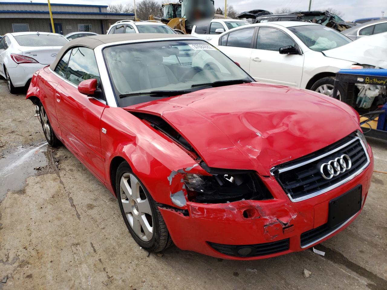 Photo 1 from auction – 2006 AUDI A4 QUATTRO with VIN WAUDT48H46K010910