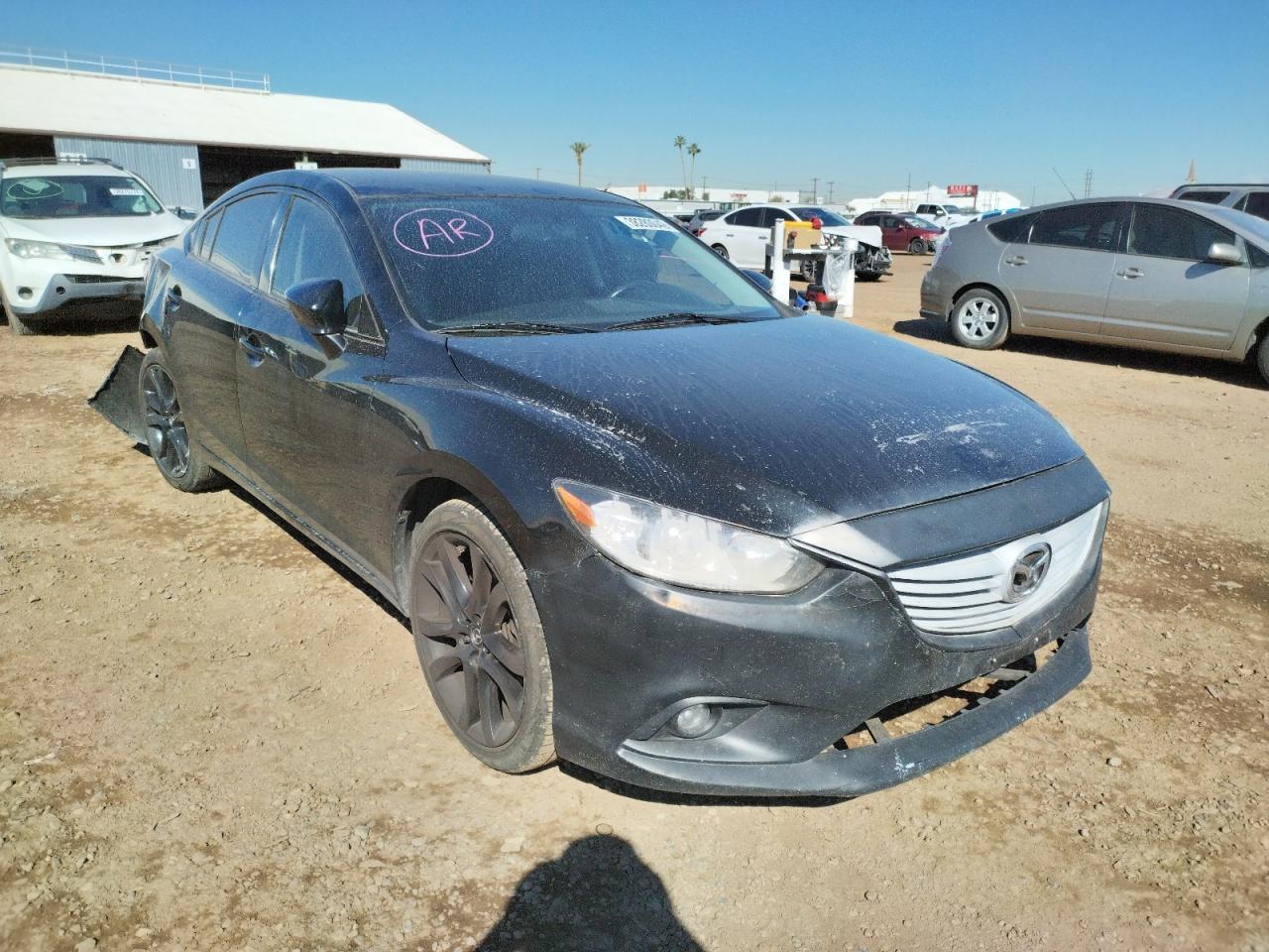 MAZDA 6 2014 with VIN JM1GJ1V63E1160034 - Photo from auction