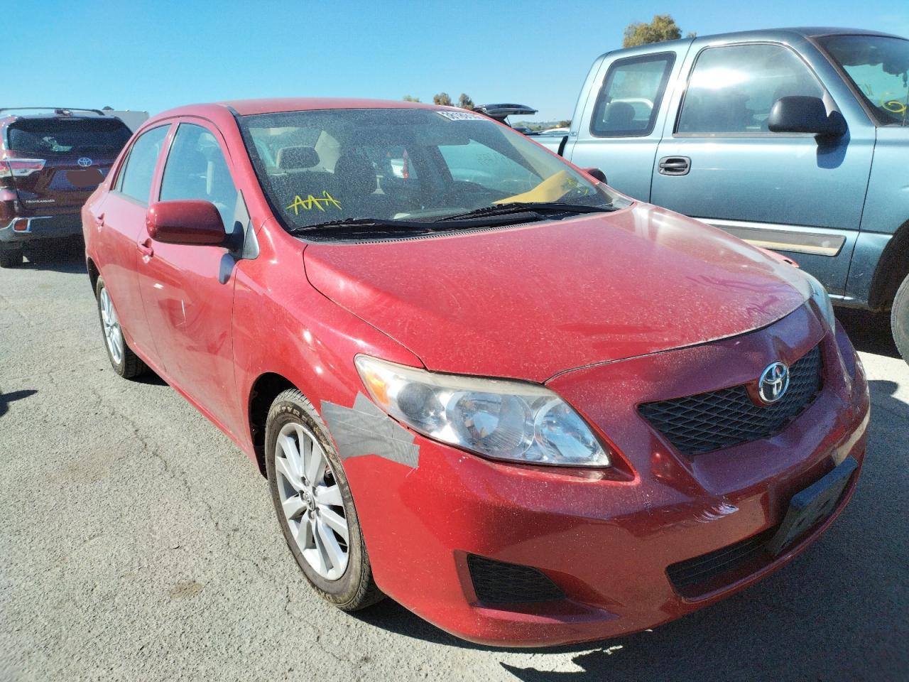 Photo 1 from auction – 2009 TOYOTA COROLLA BA with VIN 1NXBU40E69Z072936