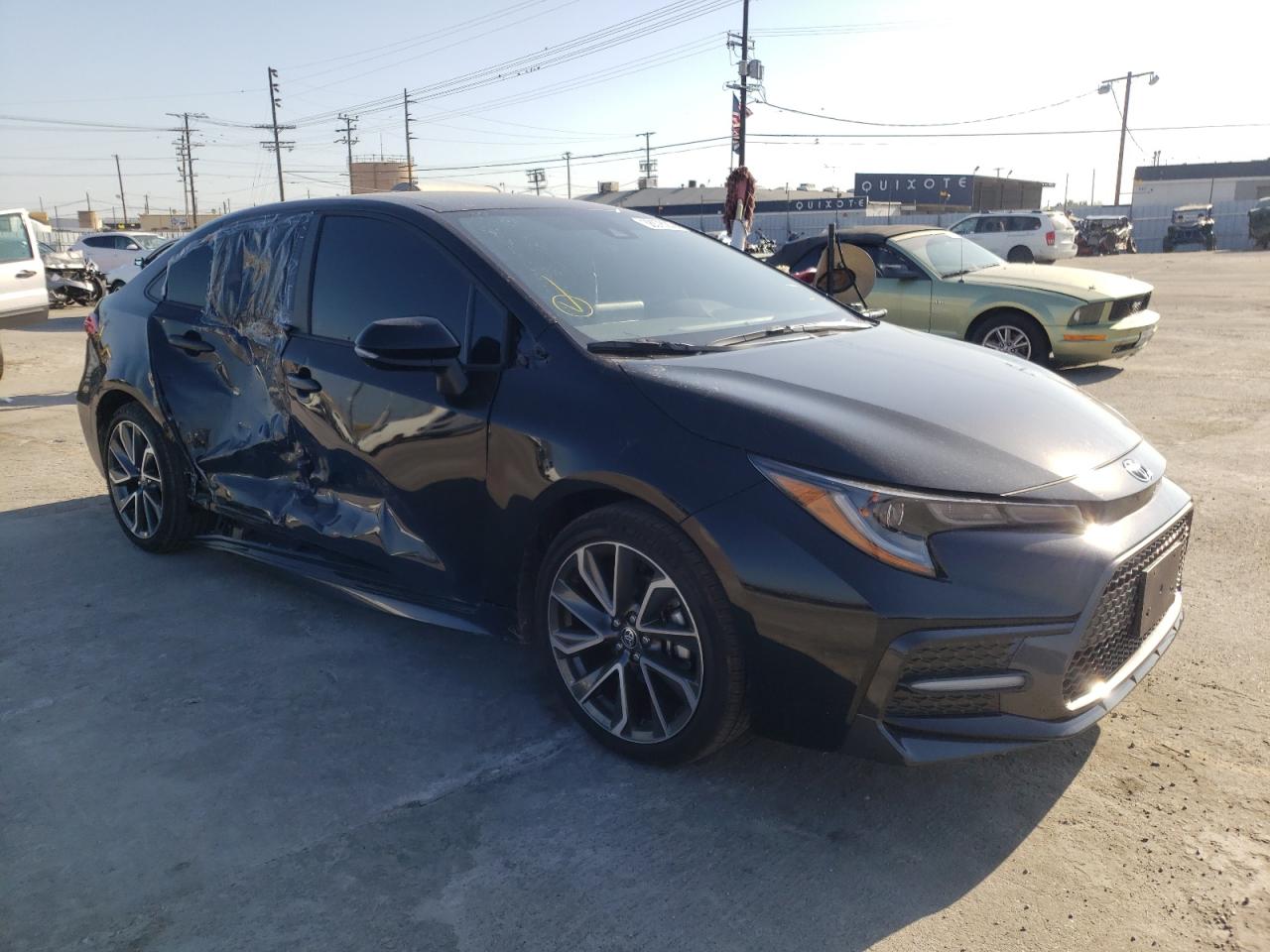 TOYOTA COROLLA SE 2022 with VIN 5YFS4MCEXNP104827 - Photo from auction