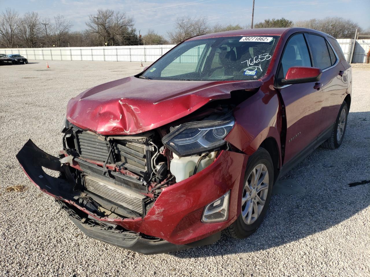 Photo 2 from auction – 2018 CHEVROLET EQUINOX LT with VIN 3GNAXJEV6JS512857