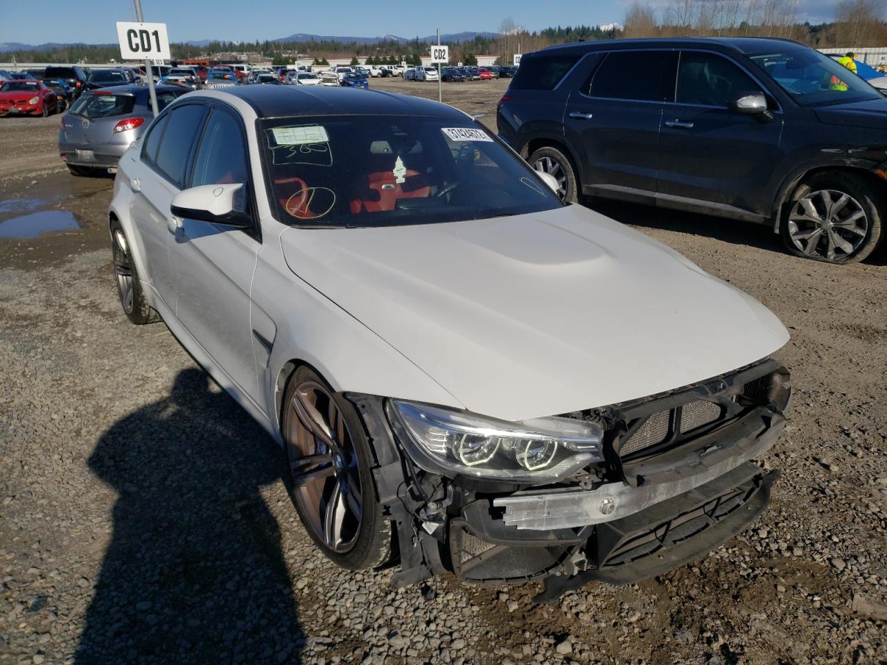 BMW M3 2016 with VIN WBS8M9C5XGP966983 - Photo from auction