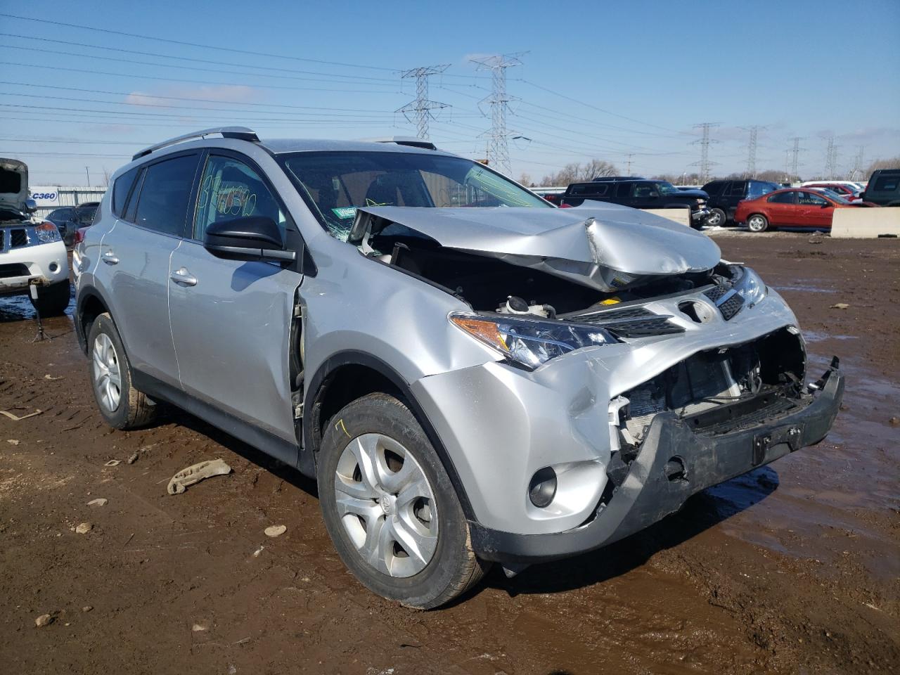 TOYOTA RAV4 LE 2014 with VIN 2T3BFREV4EW137610 - Photo from auction
