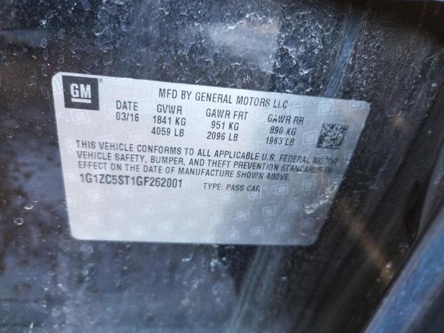 Photo 10 from auction – 2016 CHEVROLET MALIBU LS with VIN 1G1ZC5ST1GF262001