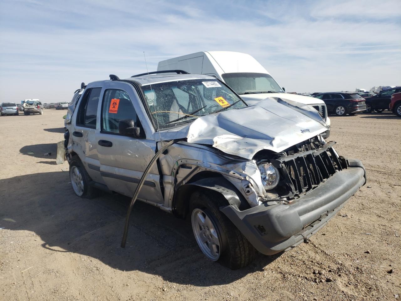 Photo 1 from auction – 2005 JEEP LIBERTY SP with VIN 1J4GL48K75W698298