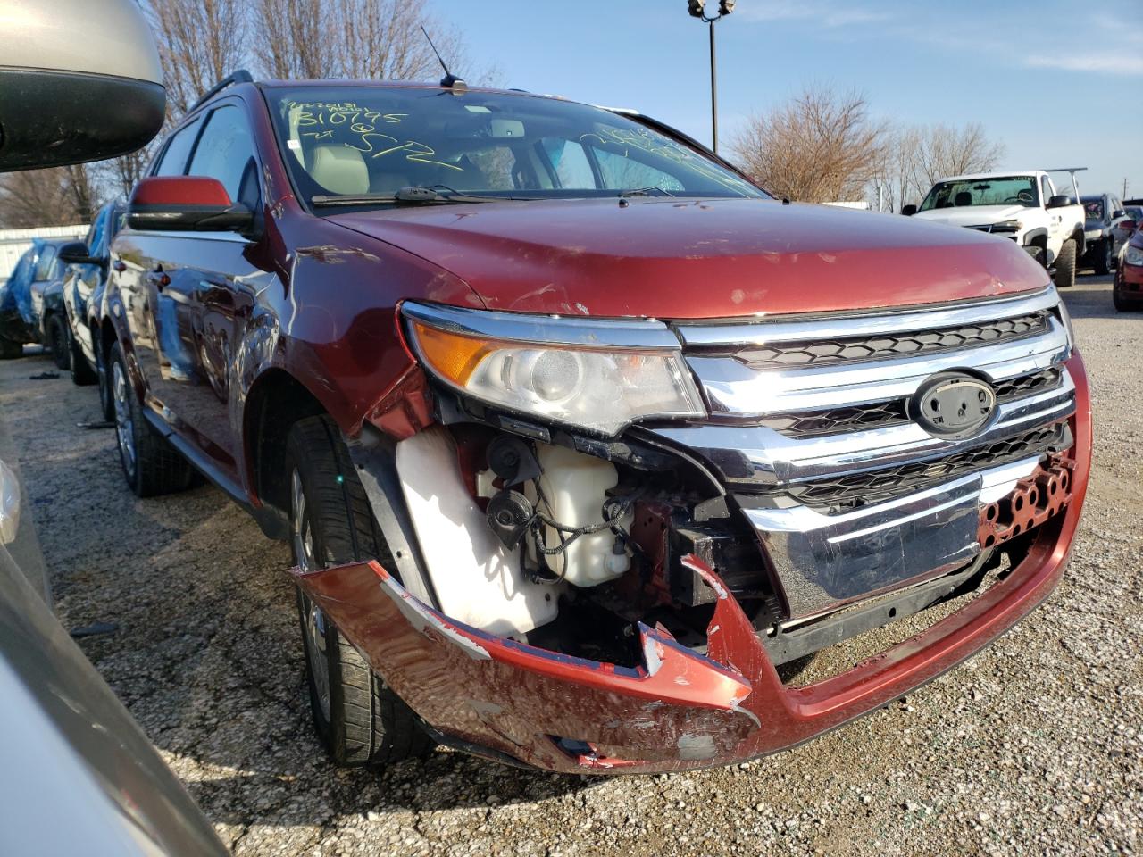 FORD EDGE LIMIT 2014 with VIN 2FMDK3KC2EBB10795 - Photo from auction